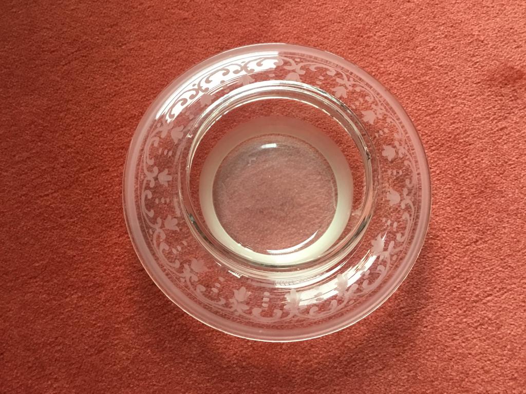 Antieke glazen botervloot, Ophalen of Verzenden