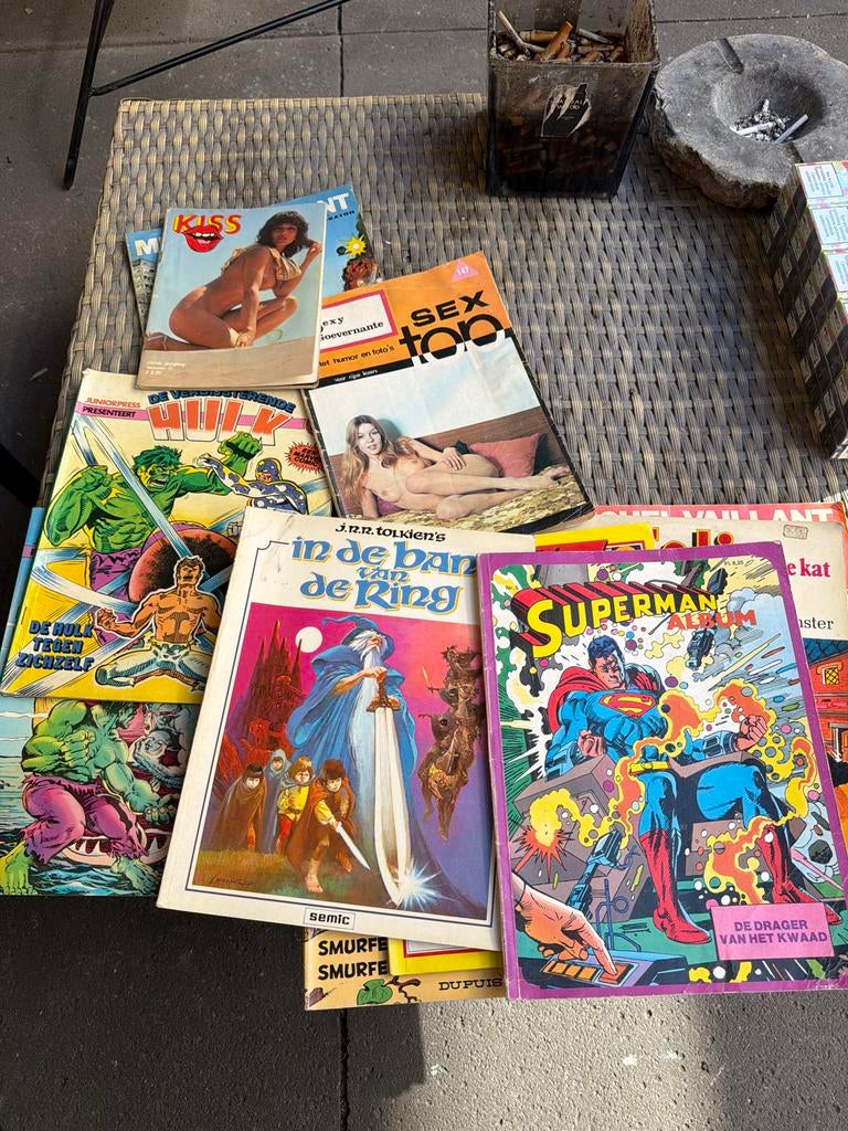 Diverse stripboeken Hulk Supermansmurf,In de Ban van de ring, Meerdere stripboeken, Ophalen of Verzenden, Gelezen