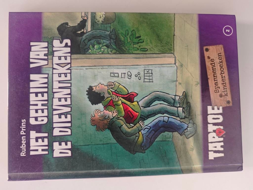 Taptoe het geheim van de dieventekens, Boeken, Kinderboeken | Jeugd | 10 tot 12 jaar, Ophalen of Verzenden