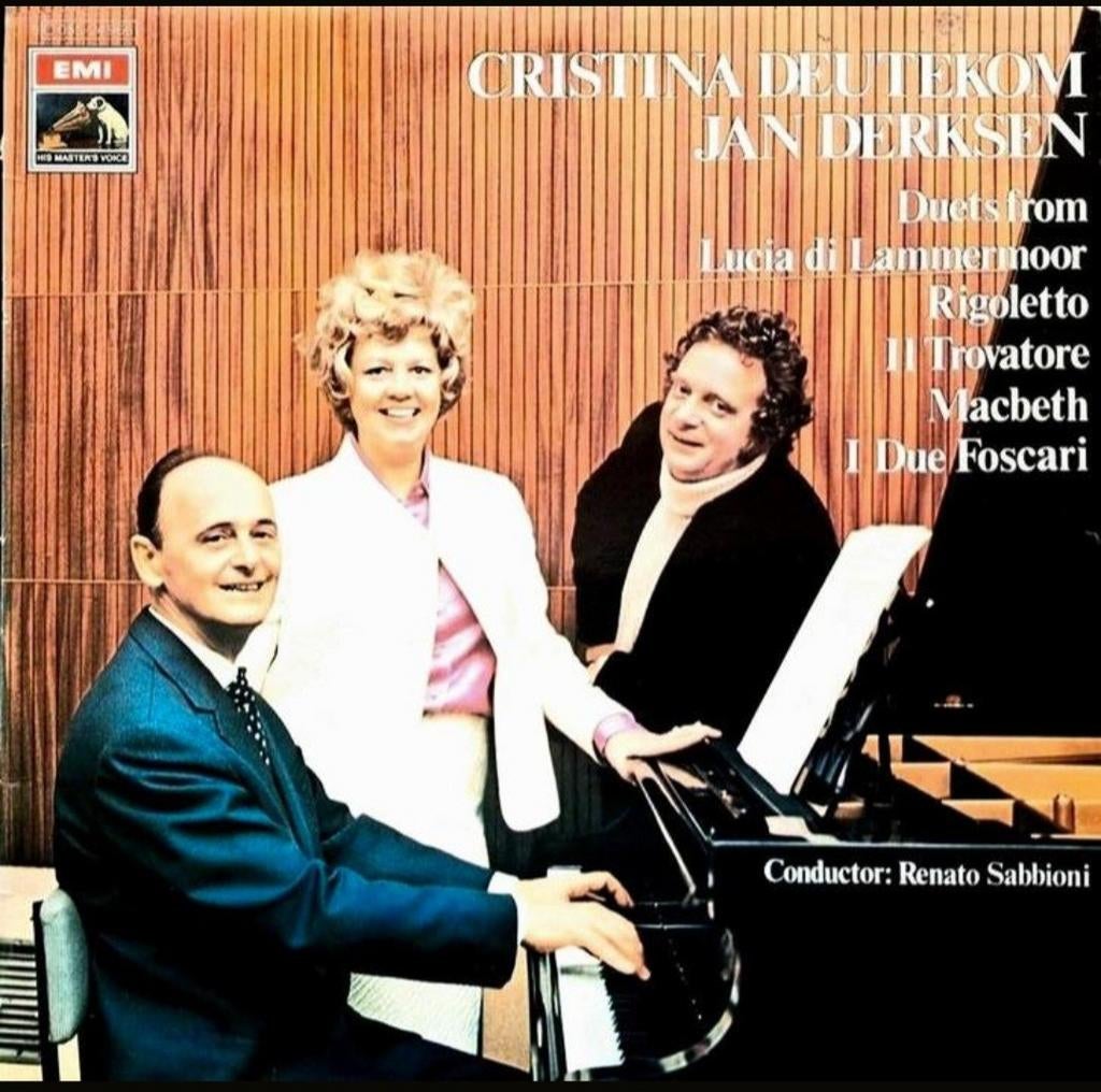 LP  CHRISTINA DEUTEKOM & JAN DERKSEN - Duetten, Cd's en Dvd's, Vinyl | Klassiek, Gebruikt, Overige typen, Ophalen of Verzenden