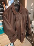 Stijlvolle Milestone Leren Jas Maat 50 (valt als XL), Ophalen, Bruin, Maat 56/58 (XL), Milestone