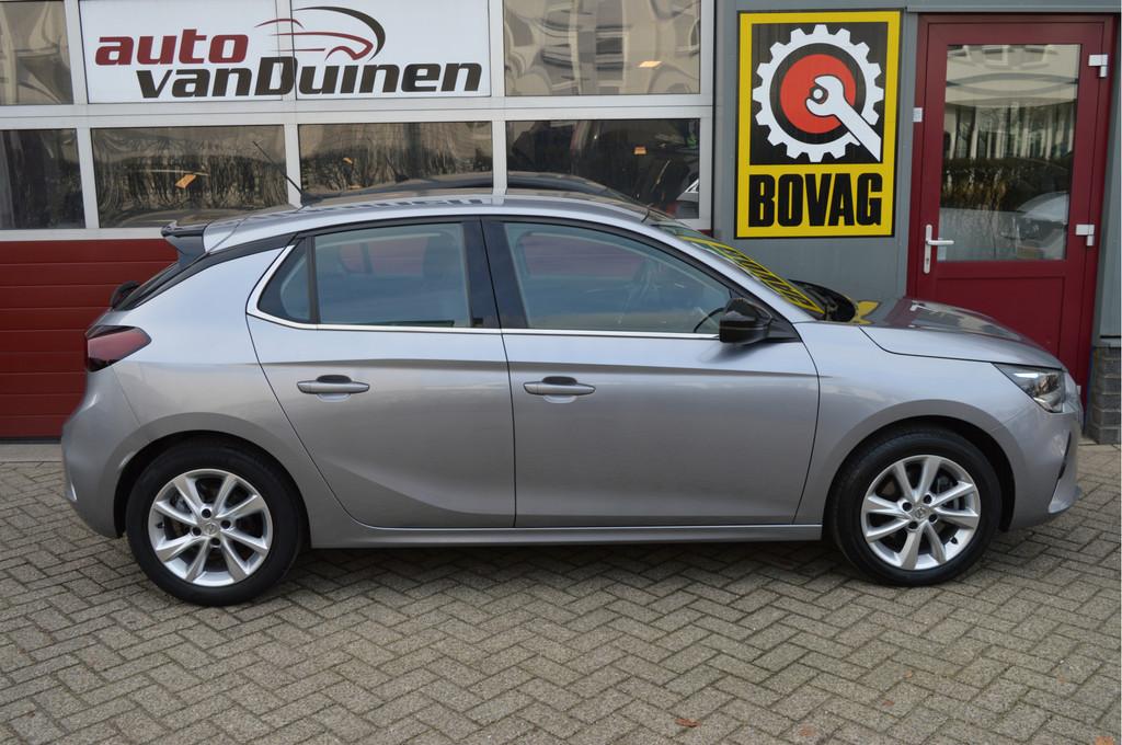 Opel Corsa 1.2 Elegance autom. O.a: Afn. trekhaak, Camera, P, Auto's, Opel, 101 pk, Gebruikt, Met garantie (alle), Leder en Stof