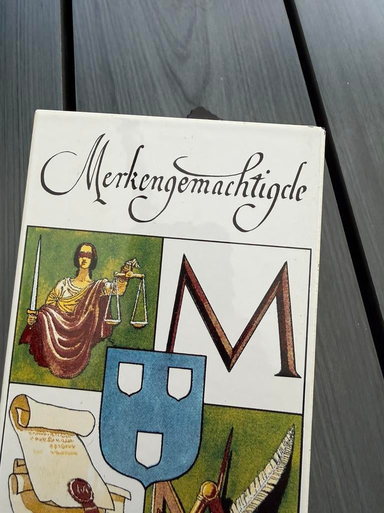 Emaille bordje Merkengemachtigde, Reclamebord, I, Ophalen of Verzenden, Zo goed als nieuw