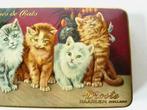 Droste poezen blik 'Langues de Chats' Holland 1925, Verzamelen, Blikken, Ophalen of Verzenden, Zo goed als nieuw, Overige, Droste
