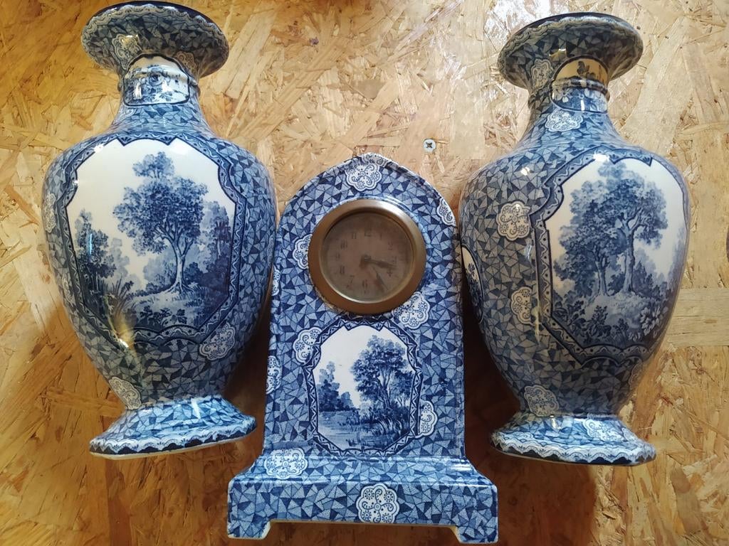 Vazen en klok, Ophalen of Verzenden