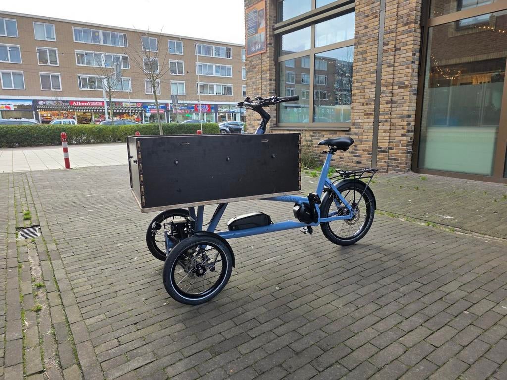 Elektrische Chike e-cargobike bakfiets - Ideaal voor stad, Fietsen en Brommers, Fietsen | Bakfietsen, 4 kinderen of meer, Info@chike.nl