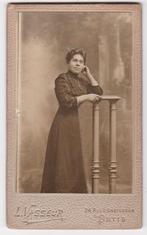 CDV van een Vrouw - Foto L. Vasseur Parijs -, Gebruikt, Verzenden, Foto, Buitenland