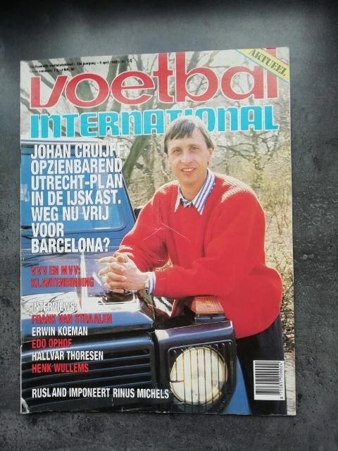 Voetbal International, 23e  jaargang, nr. 14, 1988, Verzamelen, Sportartikelen en Voetbal, Gebruikt, Boek of Tijdschrift, Overige binnenlandse clubs