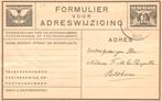 Adreswijziging 1942 -gelopen, Verzenden, Briefkaart