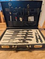 Roestvrijstalen Messenset in Koffer met Cijferslot - Nieuw, Ophalen, Nieuw