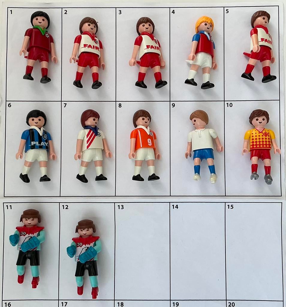 Playmobil mannetjes voetbal ijshockey, Ophalen of Verzenden, Gebruikt, Los playmobil