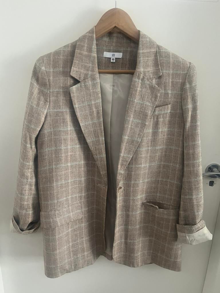 Colbert geruit, Maat 38/40 (M), Bruin, Ophalen of Verzenden, Jasje