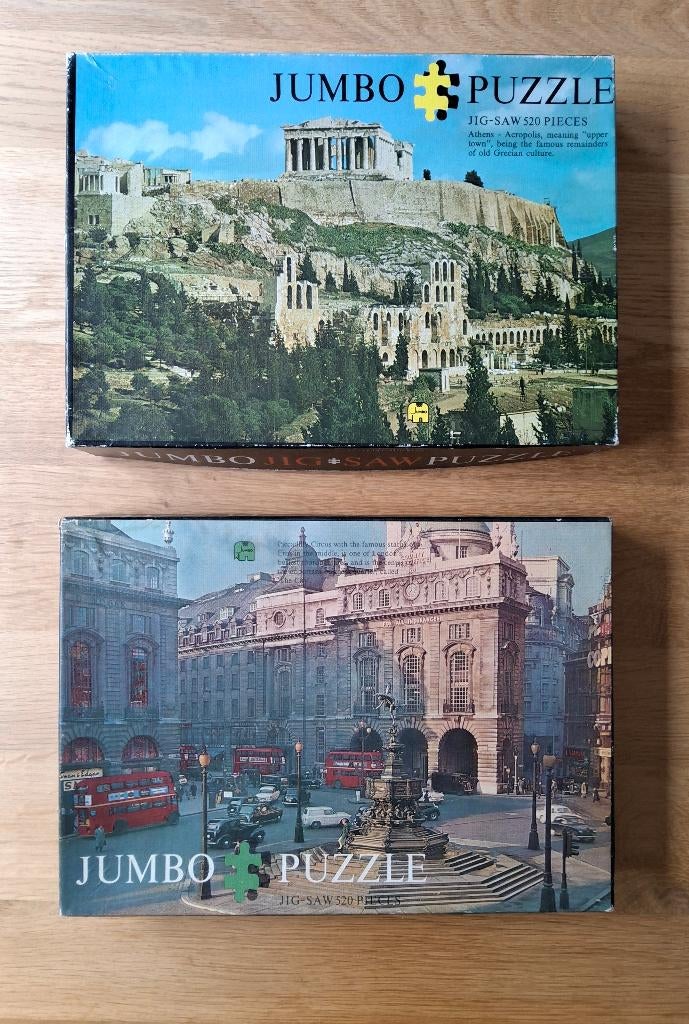 Oude puzzels van Jumbo. Compleet., Ophalen of Verzenden, Minder dan 500 stukjes, Gebruikt, Legpuzzel