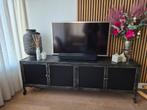 Toffe, zware volledig metalen tv meubel op wieltjes, Ophalen, Gebruikt, 150 tot 200 cm, Minder dan 100 cm