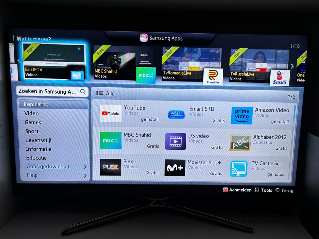 Led tv samsung 40inch, Ophalen of Verzenden, 100 cm of meer, 100 Hz, Samsung