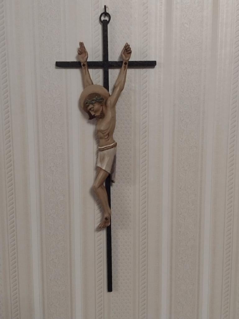 Kruisbeeld, Antiek en Kunst, Antiek | Religie, Ophalen of Verzenden