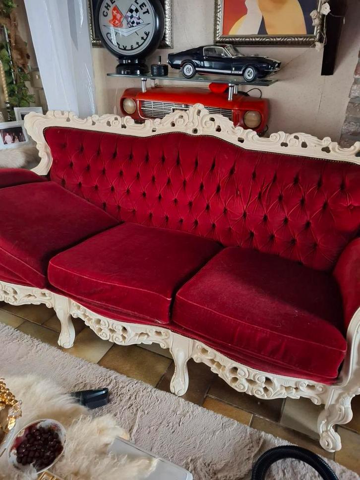 Vanalles barok, Huis en Inrichting, Complete eetkamers, Gebruikt, 4 tot 6 stoelen, Ophalen of Verzenden