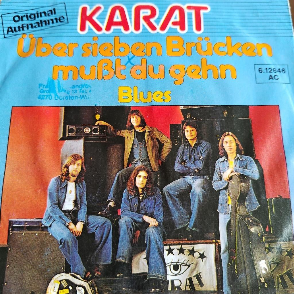 Karat - Über sieben Brücken mußt du gehn (Vinyl Single), Ophalen of Verzenden, Gebruikt, 7 inch