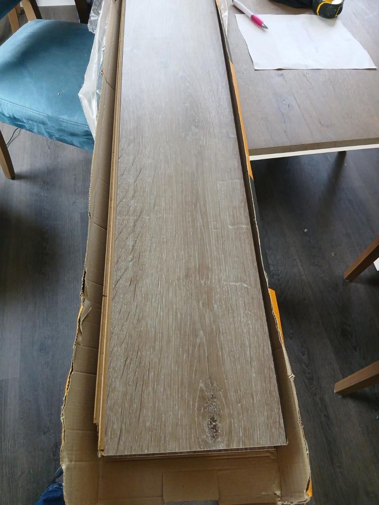 Gratis 1,6 m 2 laminaat, Ophalen, 50 tot 150 cm, Minder dan 5 m², 10 tot 30 cm