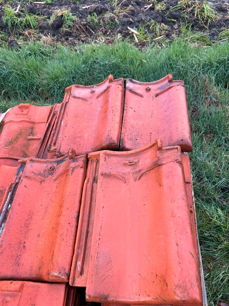2300 Depafa dakpannen, Doe-het-zelf en Verbouw, Dakpannen en Dakbedekking, Ophalen, Steen of Klei, Zo goed als nieuw, 15 m² of meer
