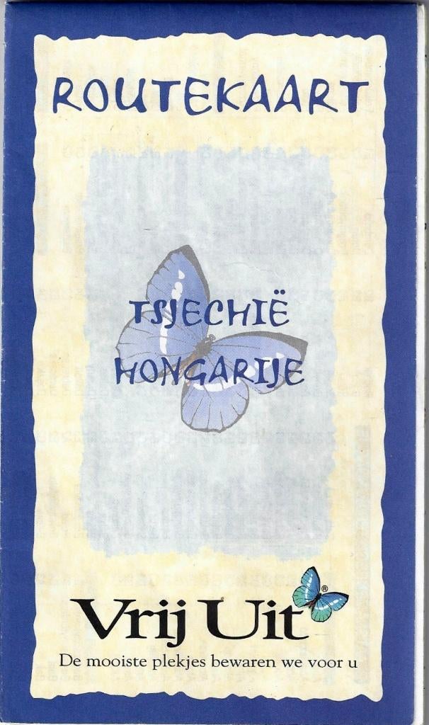 A249 plattegrond tsjechie / hongarije, Boeken, Atlassen en Landkaarten, Gelezen, 2000 tot heden, Ophalen of Verzenden, Landkaart
