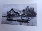 Foto ansichtkaart Giethoorn, Kraggehuis met punter., Ophalen of Verzenden, 1960 tot 1980, Ongelopen, Overijssel