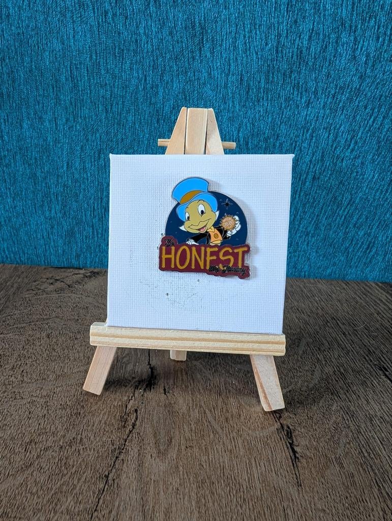 Disney Pin - Jiminy Cricket - Be honest like jiminy, Verzamelen, Disney, Ophalen of Verzenden