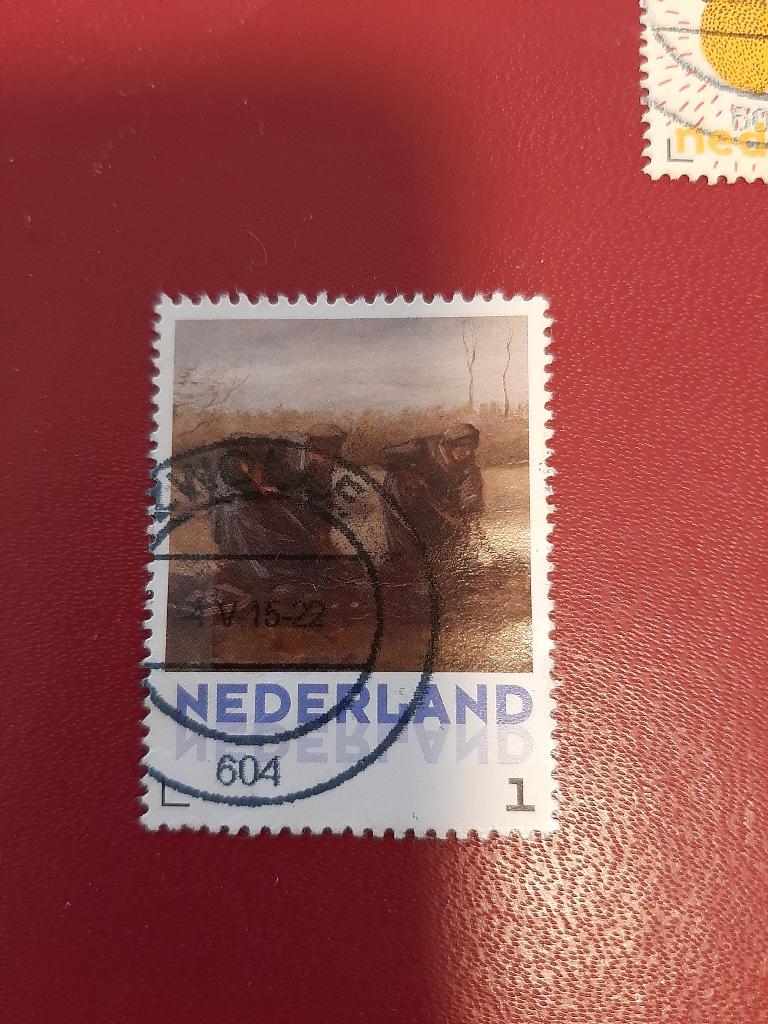 Persoonlijke postzegel van Gogh, Verzenden, Gestempeld
