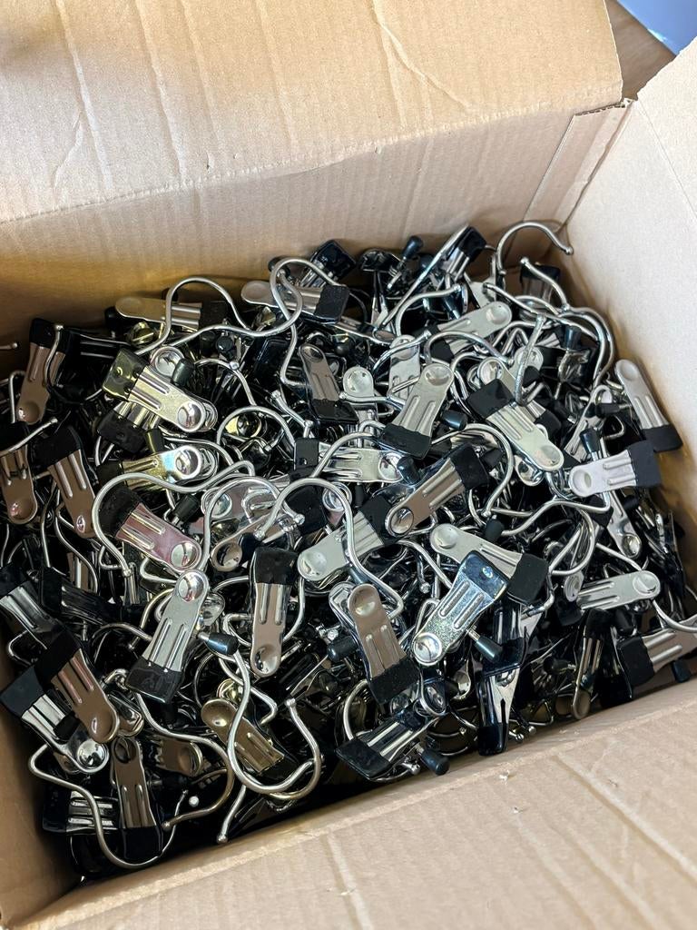 Kledinghangers met knijpers - Metaal, Ophalen of Verzenden, Nieuw, Metaal, Volwassenen