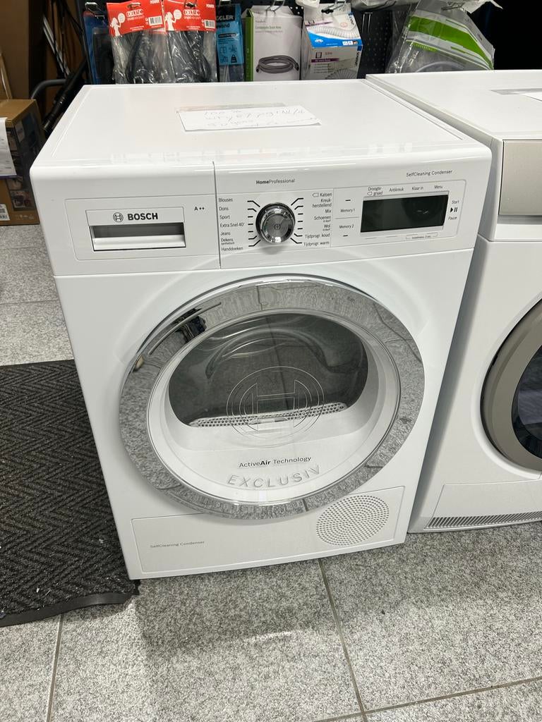 Bosch WTY87791NL warmtepompdroger refurbished, Witgoed en Apparatuur, Wasdrogers, Refurbished, Overige typen, Voorlader, 8 tot 10 kg