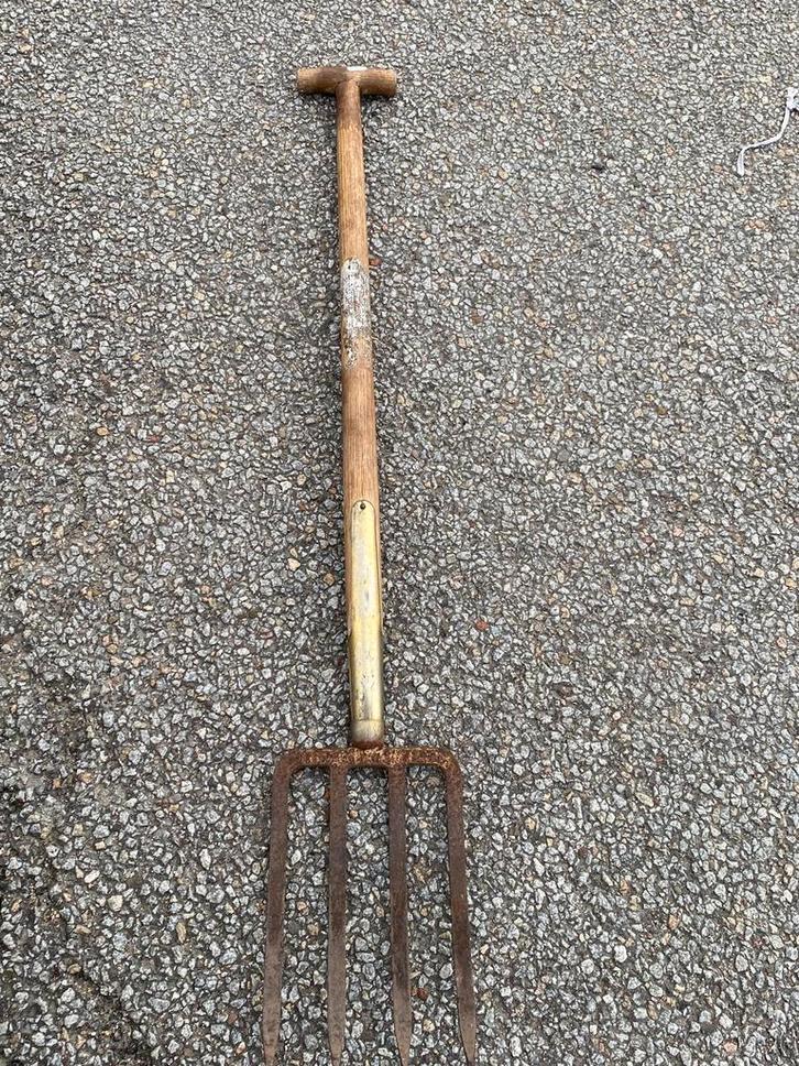 Riek, Tuin en Terras, Hand-tuingereedschap, Gebruikt, Vork, Ophalen of Verzenden