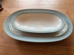 Vintage ovale serveerschalen Petrus Regout Pastelservies, Ophalen of Verzenden