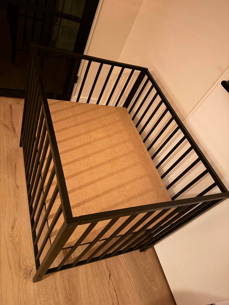 Zwarte Rechthoekige Box - In Hoogte Verstelbaar, Kinderen en Baby's, Boxen, Zo goed als nieuw, Rechthoekig, In hoogte verstelbaar