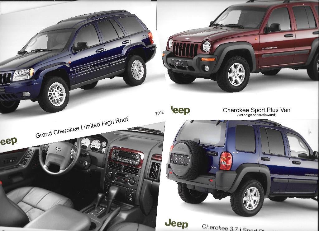 JEEP (GRAND) CHEROKEE,  persfoto's, Boeken, Ophalen of Verzenden, Nieuw, Overige merken
