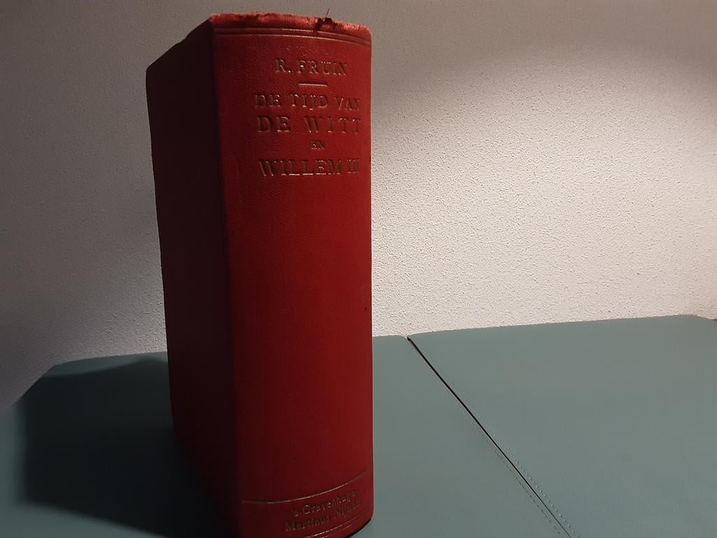 De tijd van de Witt en Willem de 3e  door Robert Fruin, Boeken, Geschiedenis | Vaderland, Gelezen, 17e en 18e eeuw, Ophalen of Verzenden