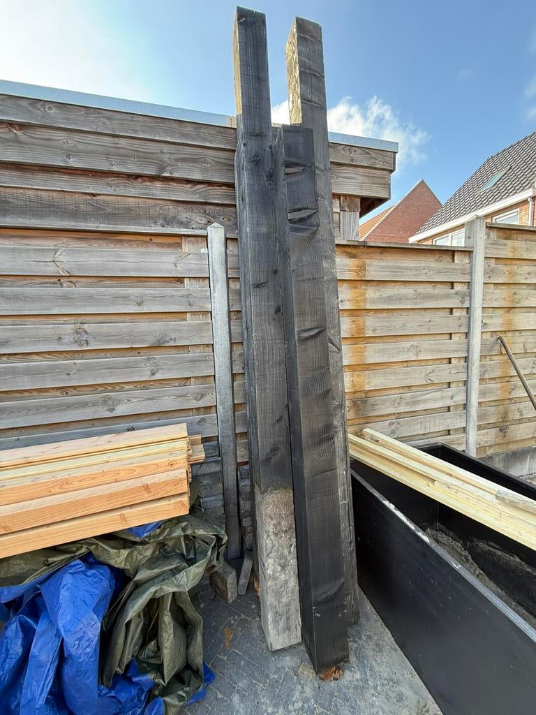 7 douglas balken, Tuin en Terras, Palen, Balken en Planken, Ophalen, Gebruikt, Balken