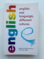 Boek: English one language, different cultures, Ophalen, Gelezen, Non-fictie