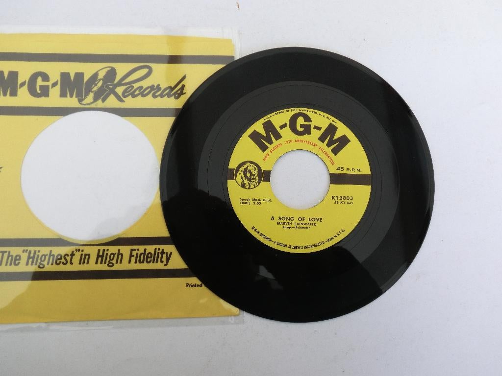 Marvin Rainwater Half bread/A song of love, Voor 1960, 7 inch, Single, Ophalen of Verzenden
