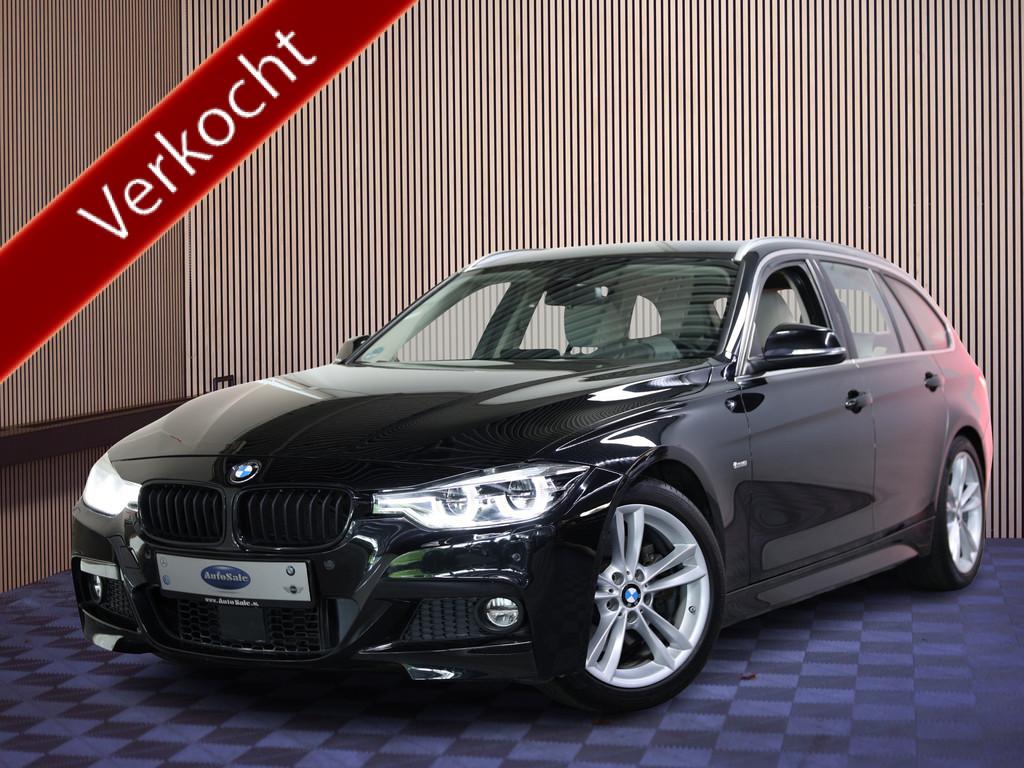 BMW 3 Serie Touring 330i M-Sport HUD ACC DAB MEMORY LEDER CA, Automaat, 1998 cc, Achterwielaandrijving, Beige
