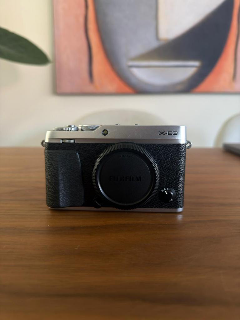 Fujifilm X-E3 Compactcamera - Zilver, Gebruikt, Compact, Ophalen of Verzenden, Fuji