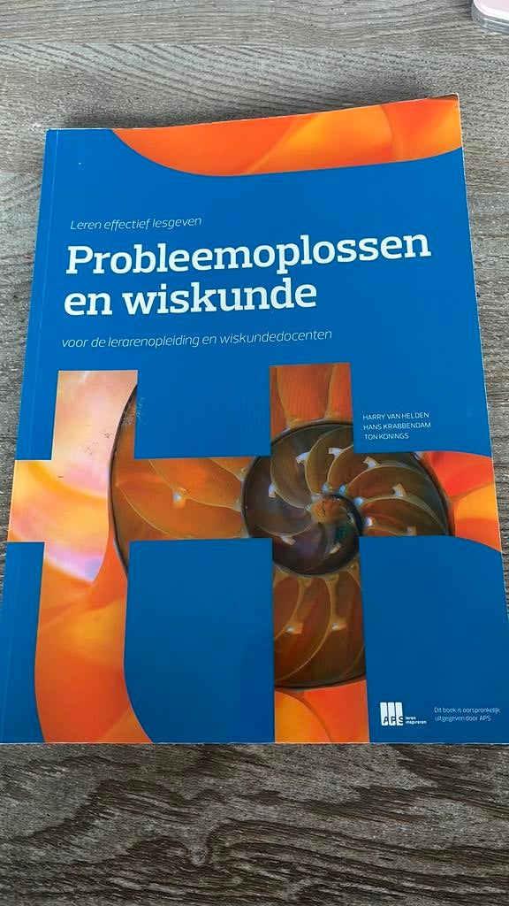 Probleemoplossen en wiskunde, Boeken, Ophalen of Verzenden, Beta, Zo goed als nieuw