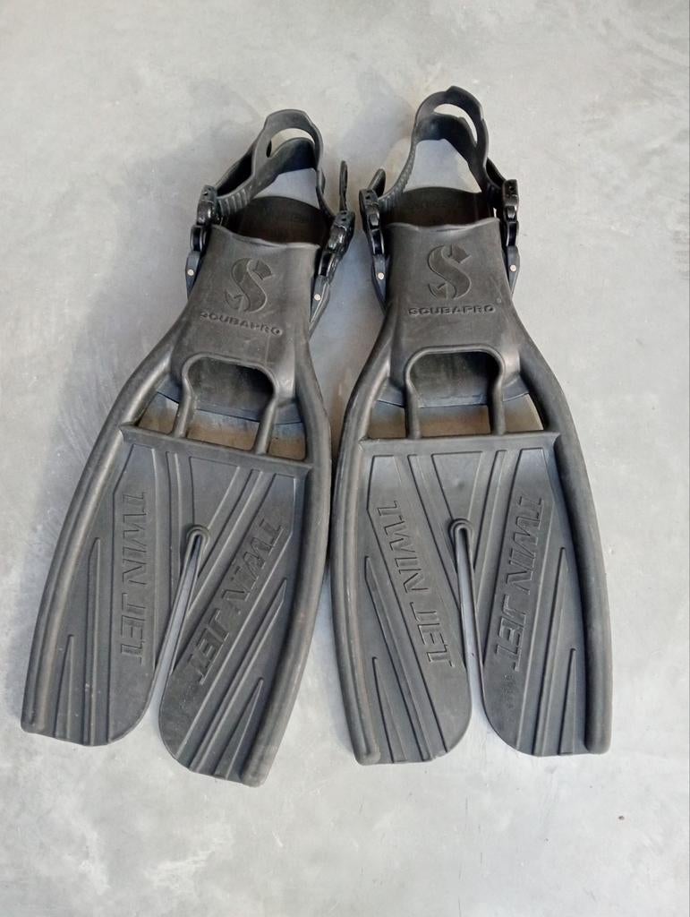 Scubapro Twin Jet Vinnen - Maat Medium, Watersport en Boten, Duiken, Zo goed als nieuw, Zwem- of Duikvliezen, Ophalen of Verzenden