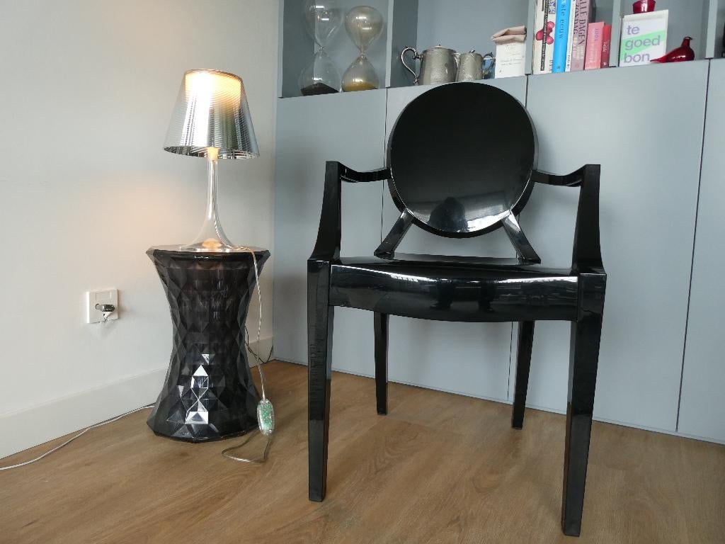 Design Ghost stoel van Philippe Starck, Huis en Inrichting, Stoelen, Ophalen, Kunststof, Zwart, Design stoel