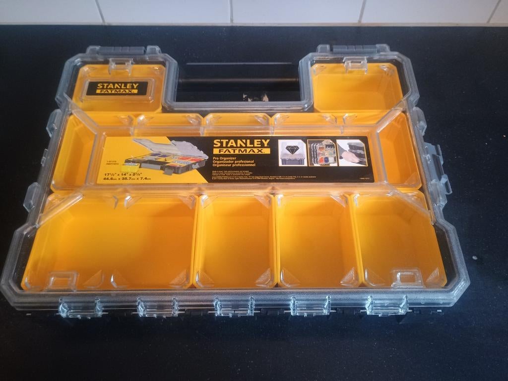 STANLEY FATMAX Organizer 446x74x357 mm, Doe-het-zelf en Verbouw, Gereedschapskisten, Ophalen of Verzenden, Gebruikt