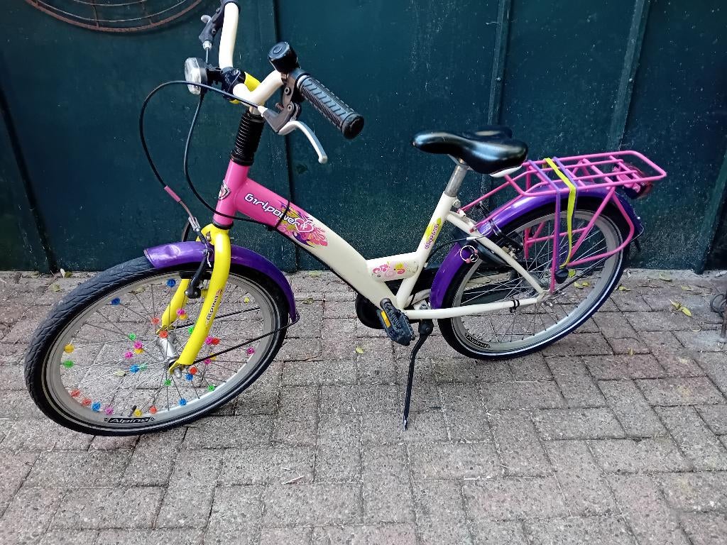 Meisjes fiets., Fietsen en Brommers, Fietsen | Meisjes, Ophalen, Gebruikt, 22 inch, Handrem
