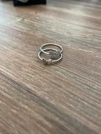 Ring zilver lucardi vlindertjes maat 17.5, Sieraden, Tassen en Uiterlijk, Ringen, Ophalen of Verzenden, Zo goed als nieuw, 17 tot 18