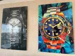 Plexiglas schilderij rolex 2 st, Antiek en Kunst, Ophalen
