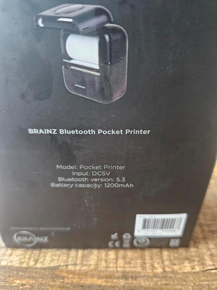 Mini Bluetooth Pocket Printer - Draagbare Fotoprinter, Computers en Software, Pocketprinters, Nieuw, Ophalen of Verzenden