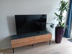 Design televisie meubel, twee klapdeurtjes, Ophalen, 25 tot 50 cm, Minder dan 100 cm