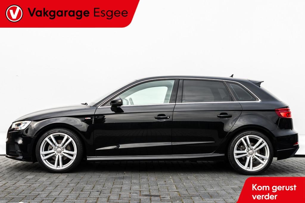 Audi A3 Sportback 1.0 116 PK TFSI Sport S Line Edition | Aut, Stof, Gebruikt, Met garantie (alle), 116 pk